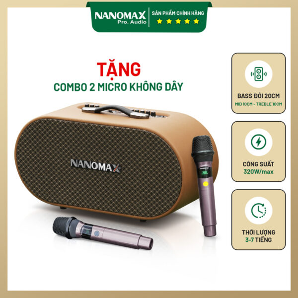 Loa Karaoke Xách Tay Nanomax K-05