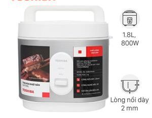 Nồi cơm nắp gài Toshiba 1.8 lít RC-18JRUVN(W)
